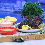 Alex Hollywood one pan Mexican chicken with salsa verde recipe on This Morning