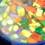 James Martin sweet and sour vegetables with tomato ketchup and coriander recipe on James Martin’s Saturday Morning