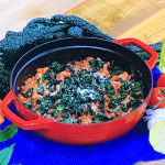 Jack Stein Tuscan bean stew with crispy bacon and kale recipe on Steph’s Packed Lunch