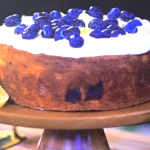 Sandro’s lemon and blueberry sponge cake with cream cheese frosting recipe on Lorraine