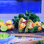 John Torode crispy fish tacos with guacamole recipe on This Morning