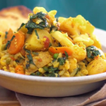 Dr Amir Vegetable Curry with Easy Flatbread recipe on Lorraine