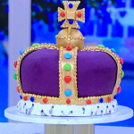 Juliet Sear Coronation Cake Crown recipe on This Morning
