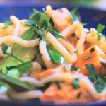 Lisa Faulkner Friday Night red Thai curry with salmon, potatoes and pineapple recipe on Lorraine