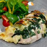 Bola Obileye Stuffed Mozzarella Chicken Breasts recipe on Steph’s Packed Lunch
