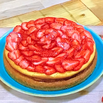 Rosemary Shrager strawberry cheesecake recipe on Steph’s Packed Lunch