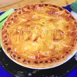 Rosemary Shrager Father’s Day chicken and mushroom pie recipe on Steh’s Packed Lunch