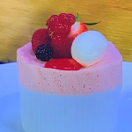 James Martin iced parfait souffle with summer cup gin and raspberries recipe on James Martin’s Saturday Morning