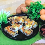 John Whaite lunchbox frittata with sweet potato and feta cheese recipe on Steph’s Packed Lunch