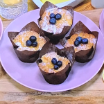 John Whaite blueberry and lemon muffins with lemonade recipe on Steph’s Packed Lunch