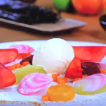 Jason Atherton beetroot and carrot pudding on Jason Atherton’s Dubai Dishes