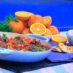 Donal Skehan spicy harissa lamb meatballs with orange stew recipe on This Morning
