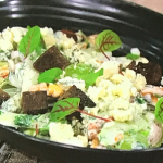 Simon Rimmer walnut and blue cheese salad recipe on Sunday Brunch