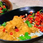 John Gregory Smith Afghan chicken curry with spicy salsa recipe on Sunday Brunch