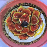 Jamie Oliver fig and yoghurt tart with honey, fruit and nuts recipe