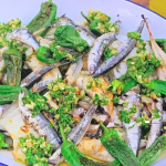 James Martin fish with padron peppers and mojo sauce recipe on James Martin’s Spanish Adventure