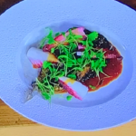 James Martin BBQ mackerel with chicken stock, yuzu and soy sauce recipe