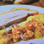 James Martin patatas bravas with slow cooked pork belly recipe on James Martin’s Spanish Adventure