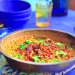 Nadiya Hussain bay leaf and turmeric daal with cumin infused tarka recipe on Nadiya’s Simple Spices