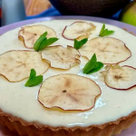 Candice Brown apple and custard tart recipe on Steph’s Packed Lunch