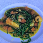 Paul Ainsworth madras butter roasted monkfish with potted shrimp sauce recipe