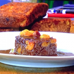 James Martin Rum and Raisin Sticky Toffee Pudding with Rum Sauce and Clotted Cream recipe