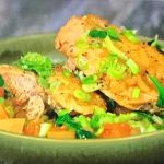 Simon Rimmer chicken tinola stew with spinach and butternut squash recipe on Sunday Brunch
