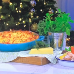 Meliz Berg cottage pie with halloumi cheese, sesame seeds and mint sauce recipe