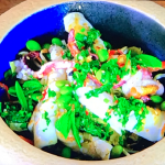 Nick Nairn Chargrilled Chilli Squid with Asian Slaw and Nam Jim recipe on James Martin’s Saturday Morning