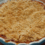 Mary Berry apple crumble with plain flour and light muscovado sugar recipe on Mary Berry Makes It Easy