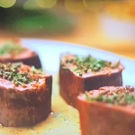 Marcus Wareing beef fillet with parsley and green peppercorn sauce recipe on Marcus Wareing at Christmas