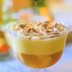 Marcus Wareing Christmas trifle with rosemary, tin pears, ginger cake and white rum recipe