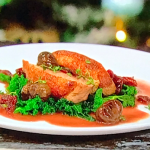 Simon Rimmer duck breast with port and red wine sauce recipe on Sunday Brunch