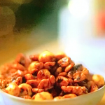 Marcus Wareing roasted sweet and spicy caramelised nuts recipe on Marcus Wareing at Christmas