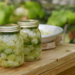 Marcus Wareing pickled gooseberries with fennel recipe on Marcus Wareing’s Tales from a Kitchen Garden