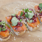 Marcus Wareing smoked trout on toast with beetroot salad and horseradish recipe