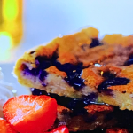 Mary McCartney blueberry pancakes with bananas and cider vinegar recipe on Lorraine