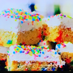 Mary Mccartney rainbow sprinkle cake recipe on Lorraine