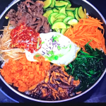 Judy Joo Bibimbap with Steak and Korean Gochujang Sauce recipe on James Martin’s Saturday Morning