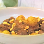 Sabrina Ghayour spiced lamb and potato stew recipe on Sunday Brunch