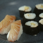 Rick Stein sea bass nigiri sushi and crab meat and avocado maki rolls recipe on Rick Stein’s Food Stories