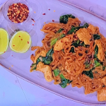 John Gregory Smith Thai pad see Ew (stir fried noodles with soy sauce) recipe on Morning Live