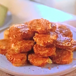 Michel Roux palm tree cheese canapes (palmiers fromage) on Michel Roux’s Provence Masterclass