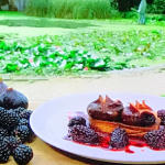 Raymond Blanc baked figs and pain perdu on Raymond Blanc’s Royal Kitchen Gardens