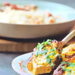 Sabrina Gidda masala-spiced lamb chops with pulao rice and green chutney recipe  on Jamie’s Air Fryer Meals