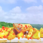 Kate Humble BBQ pineapple with rum and chilli recipe on Escape to the Farm