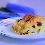 Ruth Davidson bread and butter pudding recipe on Prue Leith’s Cotswold Kitchen