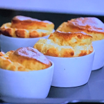 Prue Leith plain cheese souffle recipe on Prue Leith’s Cotswold Kitchen
