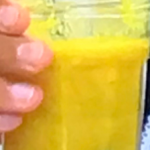 Mama Khan gut friendly summer health drink with orange and ginger on Lorraine