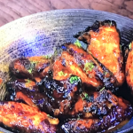 James Martin deep fried chicken wings with koji, sriracha butter and sweet corn relish recipe